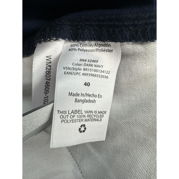 Brahma Ripstop Cargo Shorts Mens 40 Dark Navy Relaxed Fit 10 Inch Inseam Utility - Picture 7 of 12